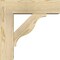 Ekena Millwork Funston Block Rough Sawn Bracket w/ Offset Brace, Douglas Fir, 6"W x 18"D x 18"H BKT0604X18X18FST05RDF - alternate 4
